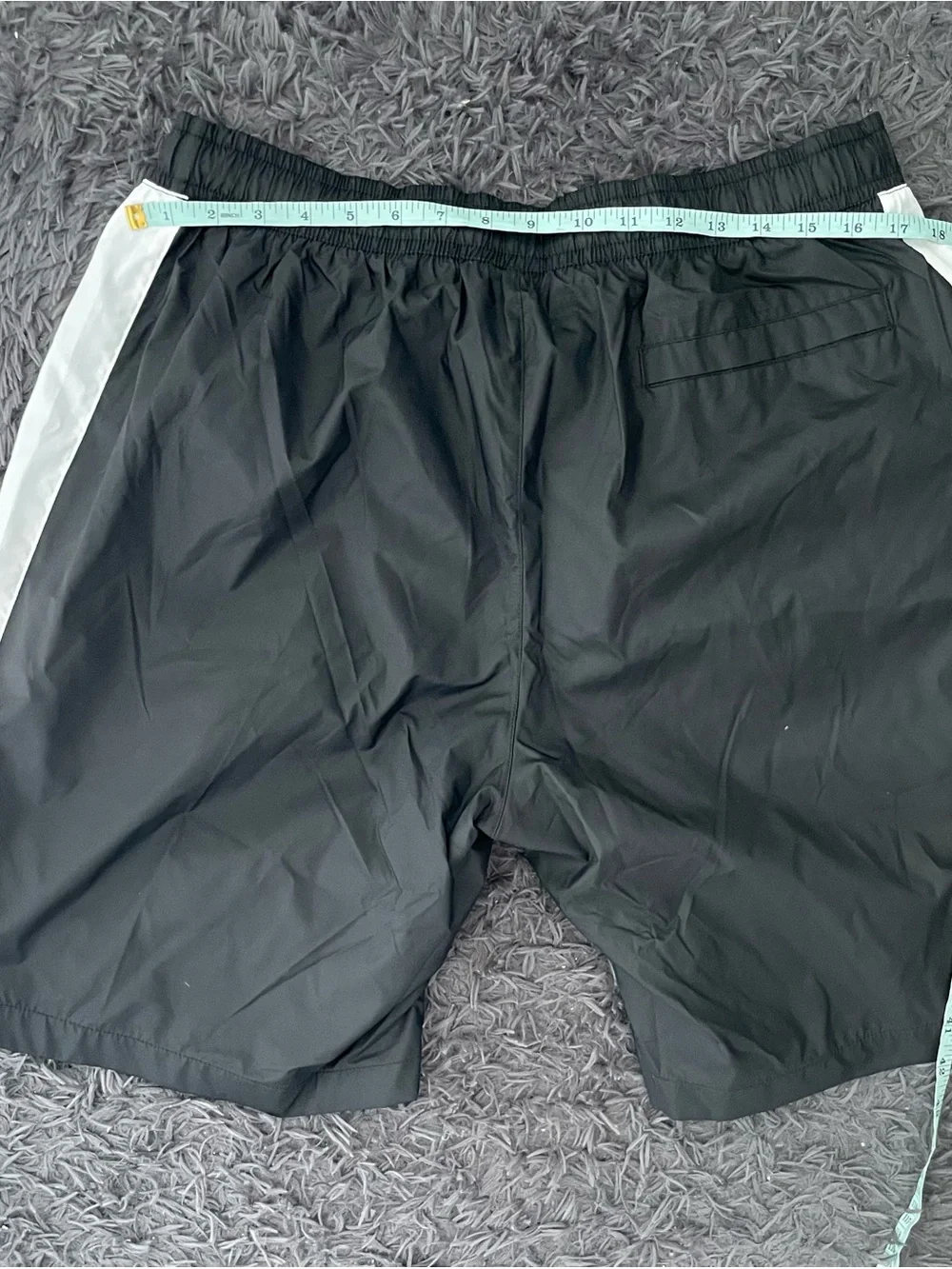 Men Size XL Nike M NSW CE Woven Nylon Track Shorts Black White